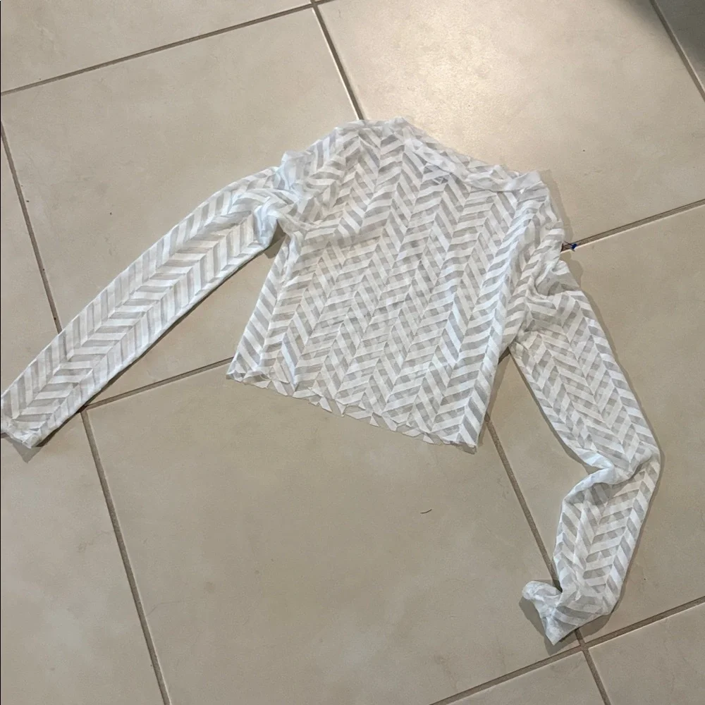 Willow root XS see thru chevron mesh top 936
